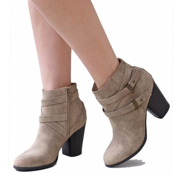 strappy western booties